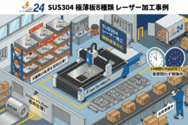 SUS304・極薄板8種類のレーザー加工！希少な0.15mm・0.25mmも24時間スピード出荷