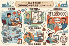 特急案件における「見積金額」の認識相違とキャンセル事例