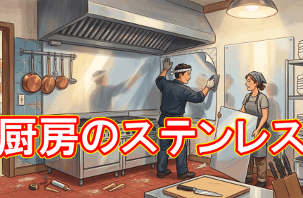 厨房の壁に貼るステンレス板、最適な厚みは？年度末の需要と選び方のコツ