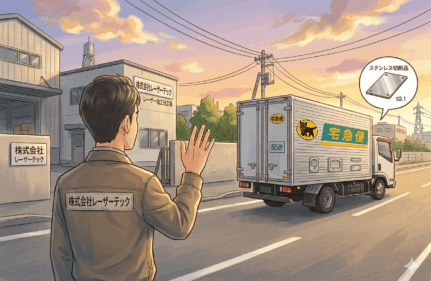 SUS304 t0.1の特急製作。プロの「商権」と「あと5分」のドラマ。