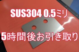 注文後5時間でお引き取り